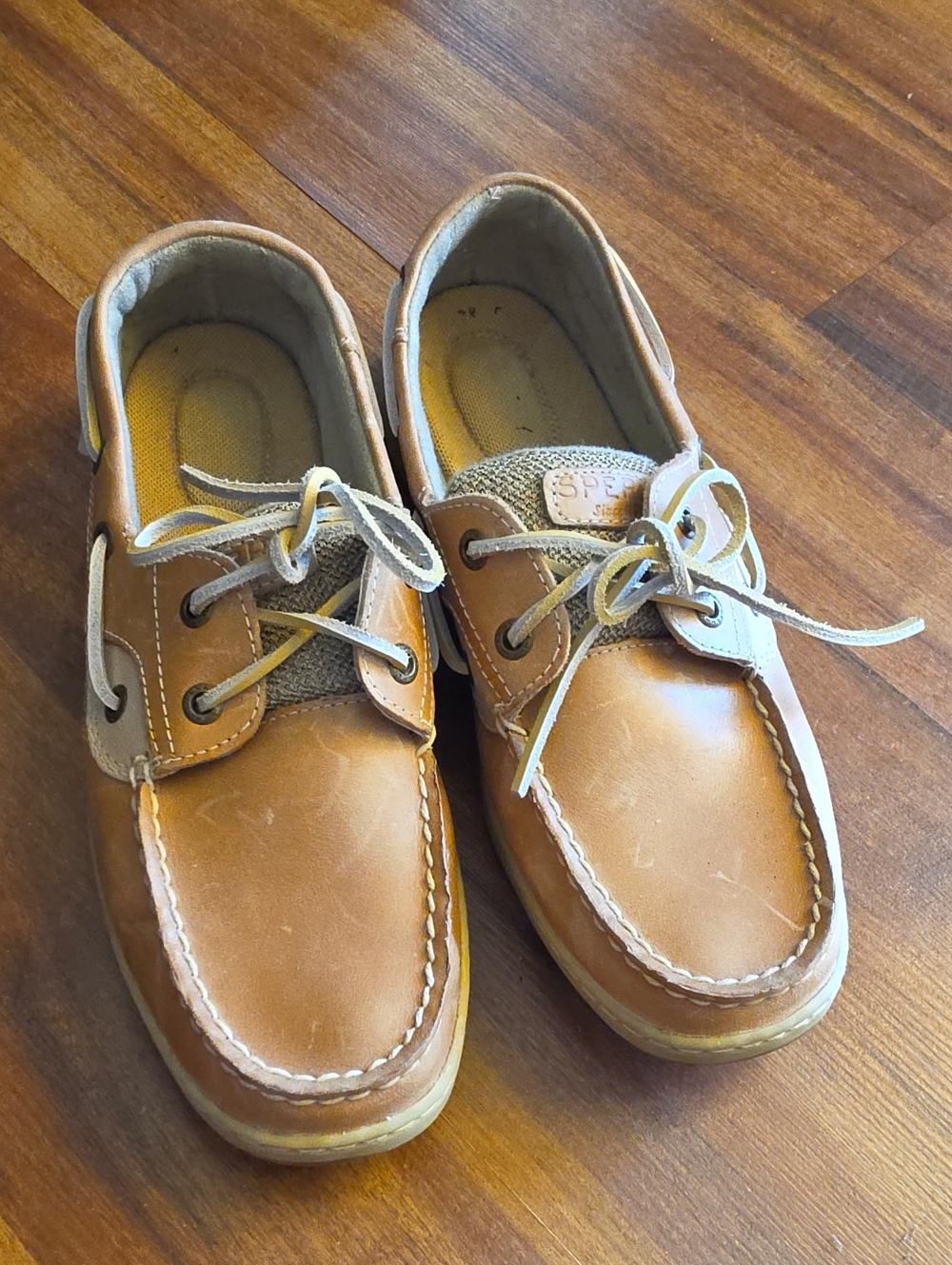 Sperry Blonde Tan Boat Shoes Classic Casual Slip-On